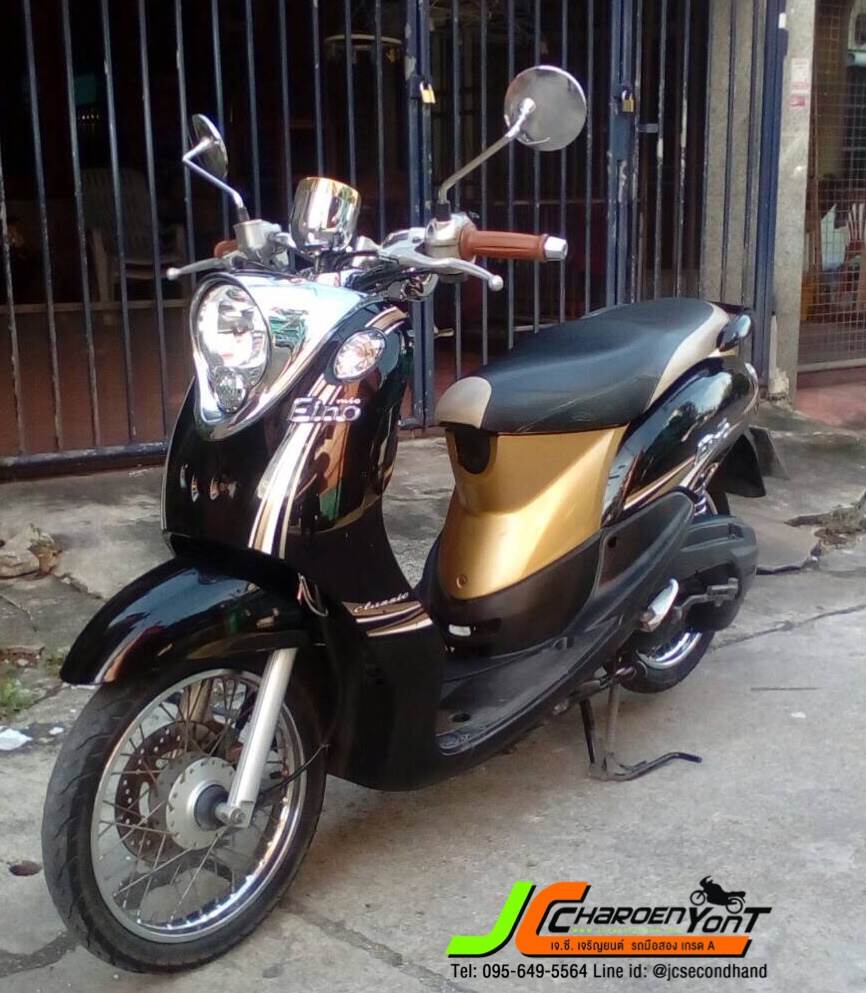 " รถบ้านมือเดียว สภาพสวยเกรด A" YAMAHA FINO CLASSIC จดทะเบียนปี 56 รถเดิมจัดทั้งคัน ห้องเครื่องใสปิ้ง ไม่เคยแกะ เครื่องเงียบแน่น สตาร์ทง่าย วิ่งนิ่มๆ ห่างไกลเรื่องซ่อม ชุดสีเดิมสวยทั้งคัน มีรอยเพียงเล็กน้อยเท่านั้น