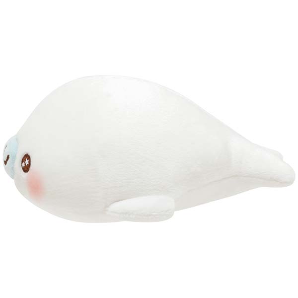 ตุ๊กตาแมวน้ำ Mamegoma Sky Aquarium ไซส์ S แบบสีขาว เป็นแบบ Super Mochi นุ่มนิ่ม ขนาด 5.5 x 7.5 x 12 ซม.