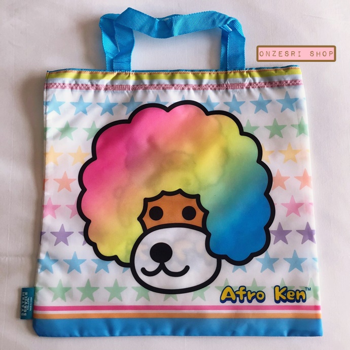 กระเป๋า San-X All Stars Eco Bag แบบ Afro Ken ขนาด 29 x 29 ซม. เป็นผ้าร่มบาง