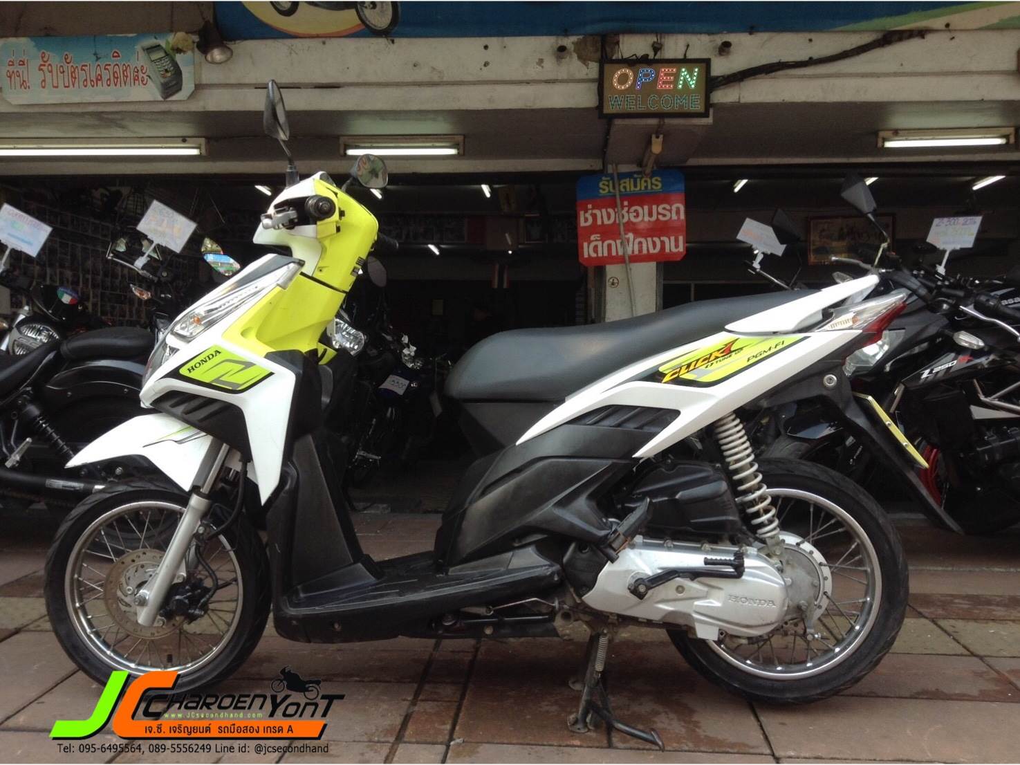 รถพร้อมใช้มาใหม่อีกคัน HONDA CLICK110i จดปลายปี53 หัวฉีดประหยัดน้ำมันสภาพเดิมดูดี เครื่องเดิมเงียบ ชุดสีแท้ทั้งคันมีรอยบ้างเล็กน้อยไม่ล้มถาก