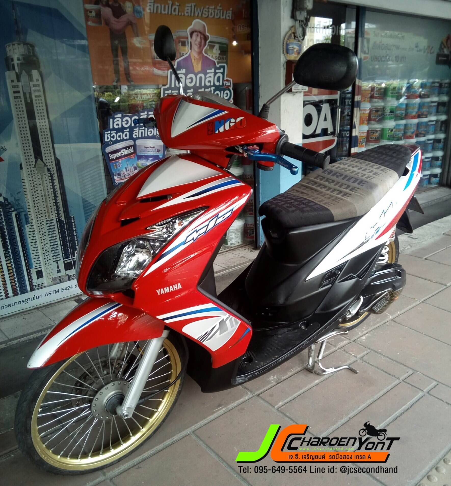 เด็ดจริงๆกับคันนี้.....ชุดแต่งภายนอกเต็มกราฟไปเลยค่ะ YAMAHA MIO115 (2ตาแท้) จดทะเบียนกลางปี 52 รถเครื่องเดิมจัด