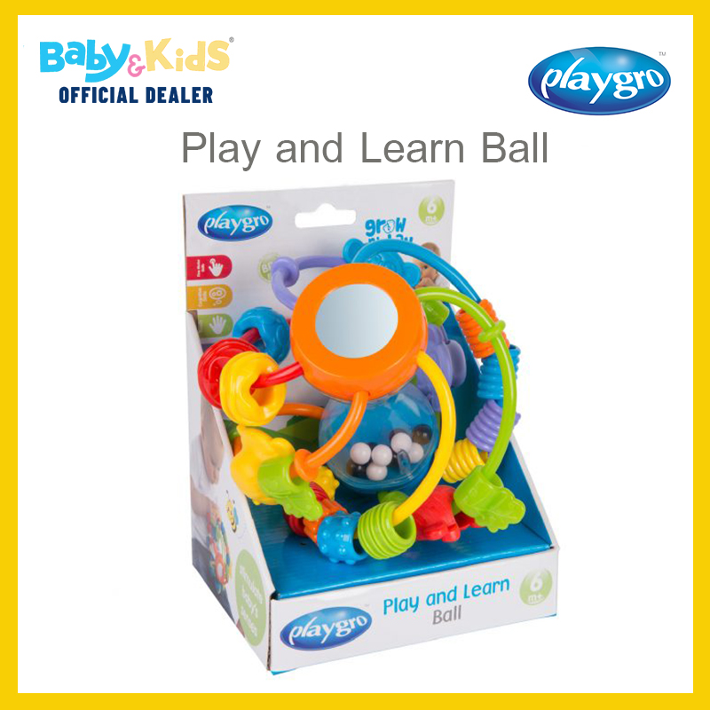 Playgro Play and Learn Ball ของเล่นเขย่า