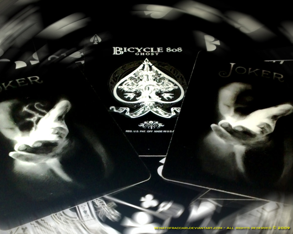 ขายไพ่ Bicycle Black Ghost Deck 2nd edition