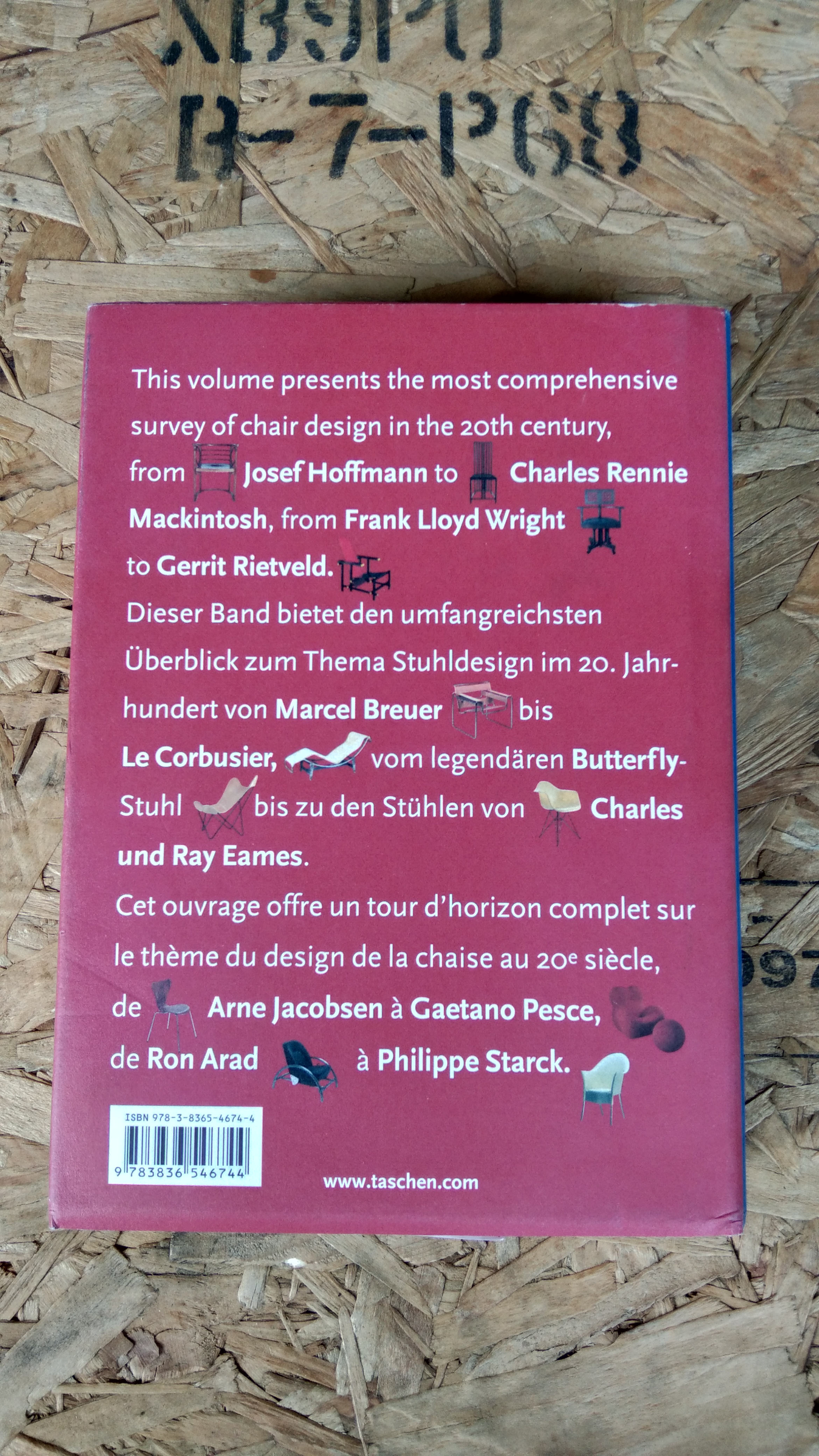 1000 chairs : Taschen