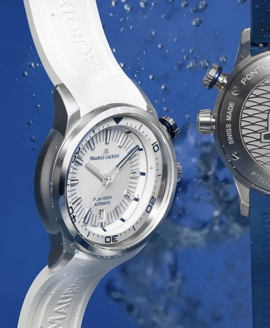 (ประกันศูนย์ไทย) MAURICE LACROIX PONTOS S Diver 42mm White Dial