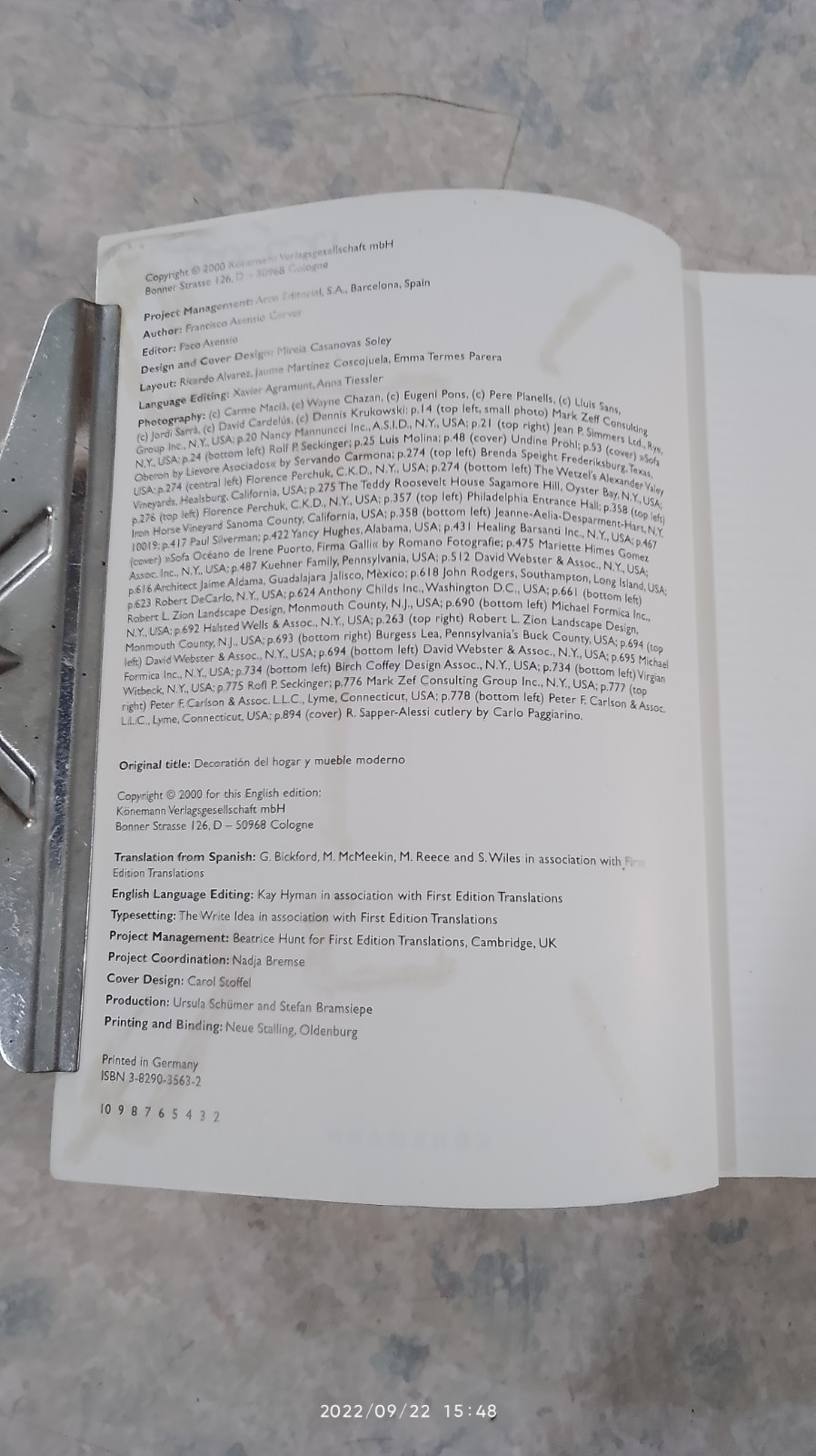 Interior design Atlas : Konemann