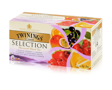 ชาทไวนิ่งส์ เฟลเวอร์แบล็คที ซีเล็คชั่น 1 TWININGS Flavoured Black Tea Selection 1