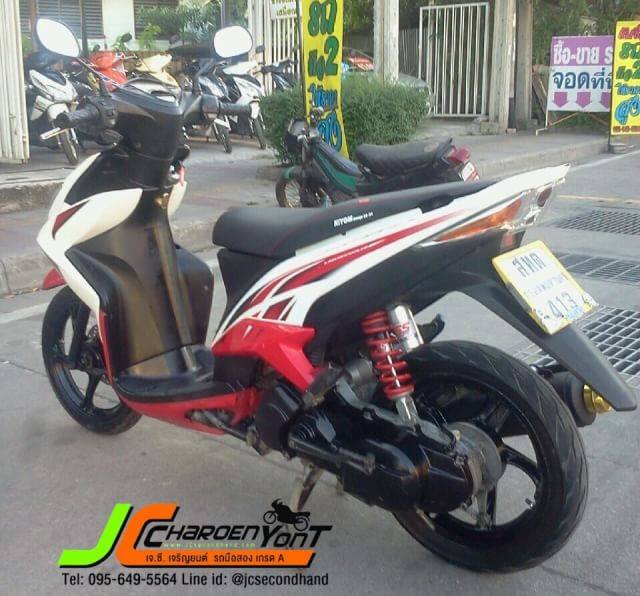 มาใหม่หล่อๆ อีกคันครับ Yamaha Mio 125 ล้อแม็ก ปี 53 รถสภาพดี ชุดสีสด สวย ชุดสีเดิม