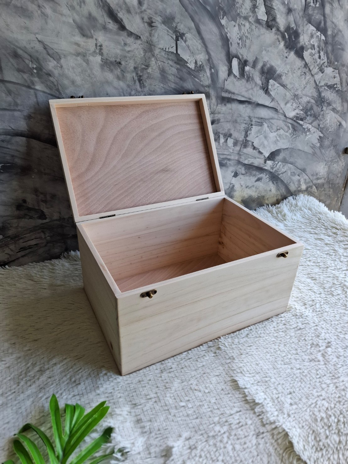 กล่องไม้แบบฝาล็อค