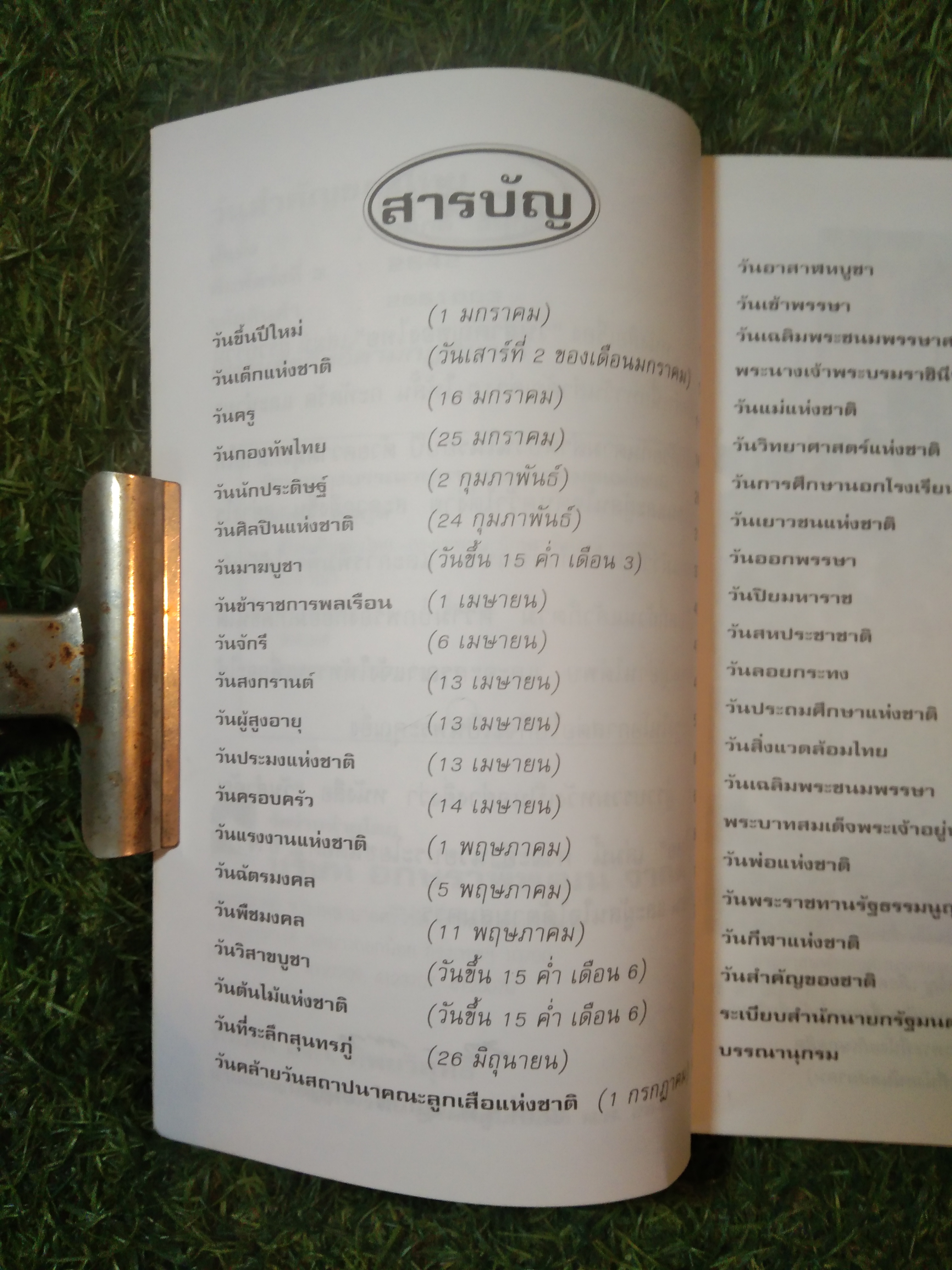 วันสำคัญ ของไทย / สุภักดิ์ อนุกูล