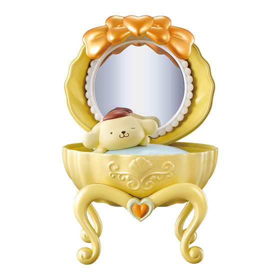 Sanrio Characters Shell Dresser เป็นโมเดลแบบโต๊ะเครื่องแป้ง Sanrio น่ารักมาก ขนาดประมาณ 11 ซม. มี 4 แบบให้เลือก