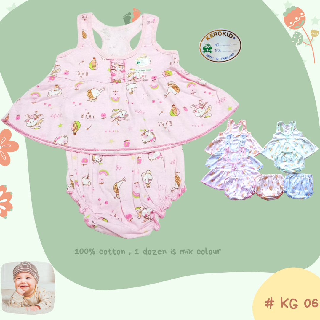 Baby shirt and Shorts ชุดเด็กหญิง 100% cotton