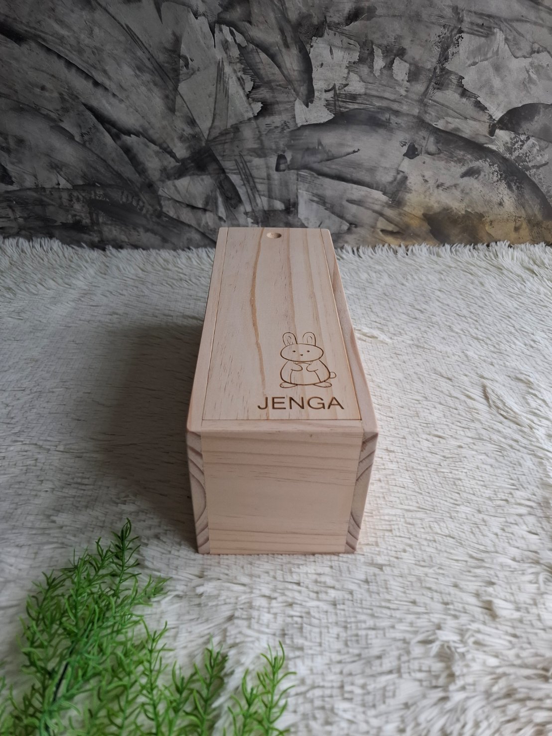 กล่องไม้ฝาแบบสไลด์