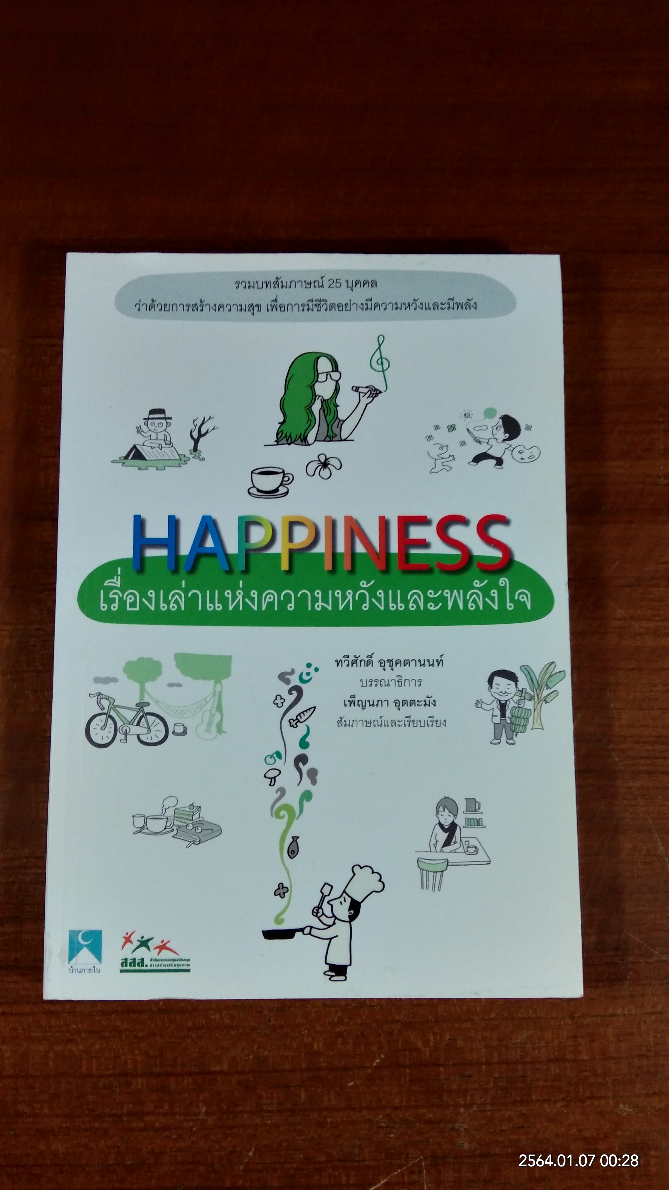 HAPPINESS เรื่องเล่าแห่งความหวังและพลังใจ / ทวีศักดิ์ อุชุคตานนท์