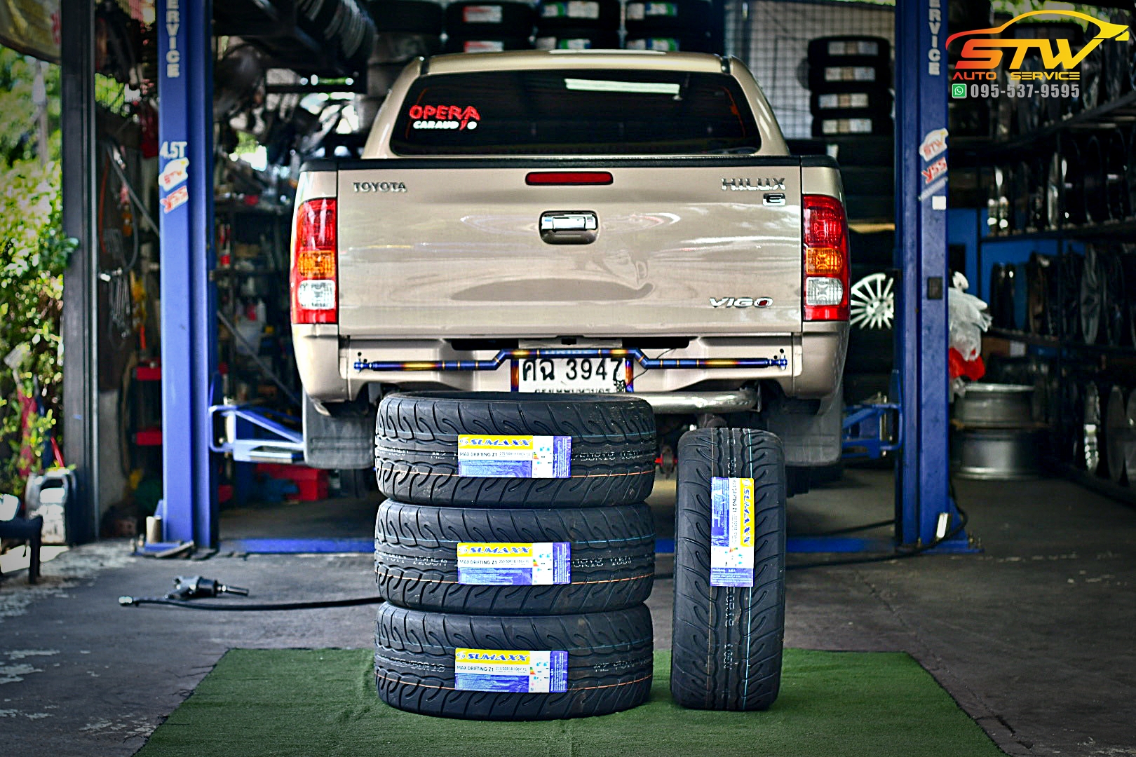 เปลี่ยนยาง TOYOTA VIGO SUMAXX MAX DRIFTING Z1 255/50R18 106V