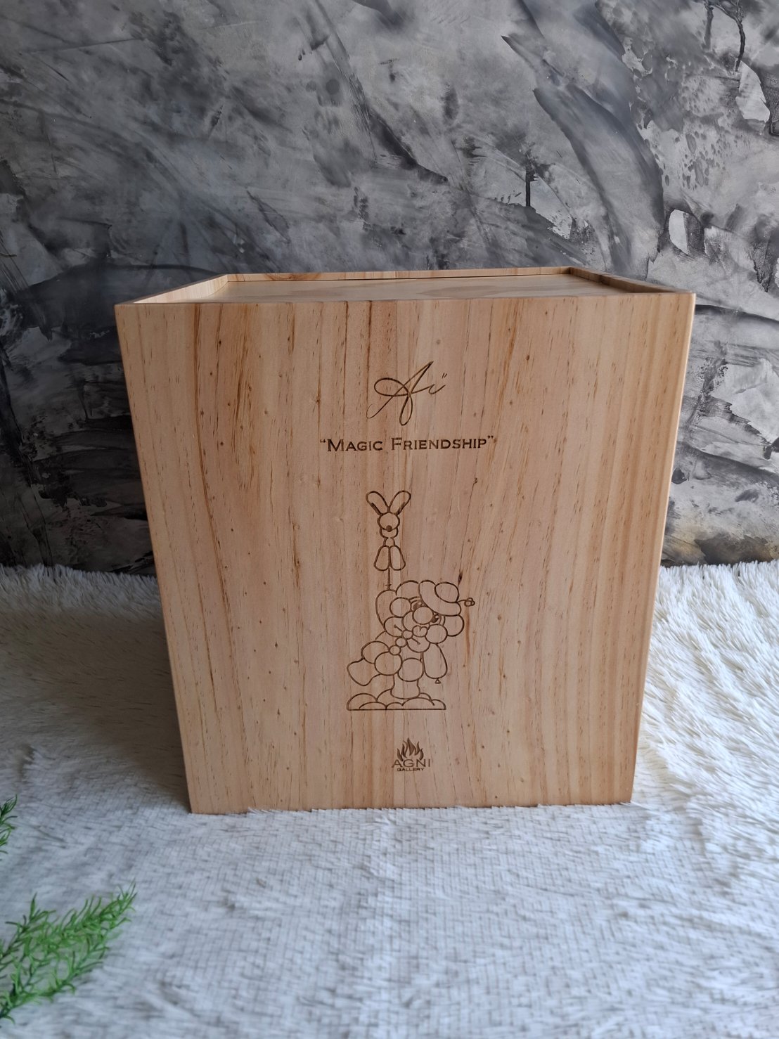 กล่องไม้ใส่โมเดล