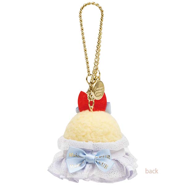 ที่ห้อยกระเป๋าตุ๊กตา Sumikko Gurashi x Maison de FLEUR Bag Charm (Limited) แบบหางกุ้ง ขนาด 5.5 x 5 x 5 ซม.