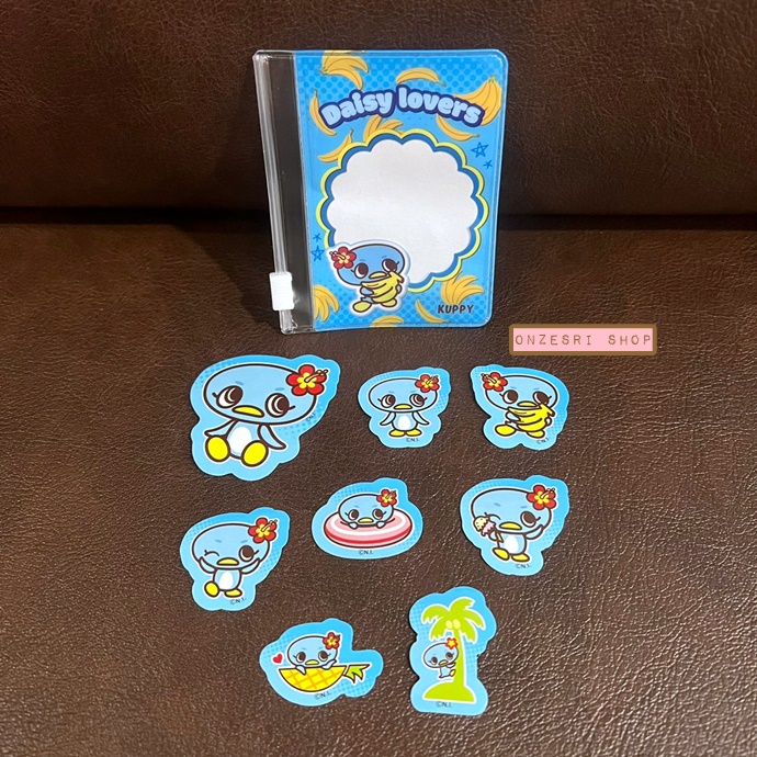 เซ็ตซองซิปพลาสติกจิ๋ว & สติกเกอร์ ANGEL BLUE Rainbow Park Vinyl Seal ขนาดซองซิป 8 x 6.5 ซม. มีสติกเกอร์ 8 ดวง มี 6 แบบให้เลือก
