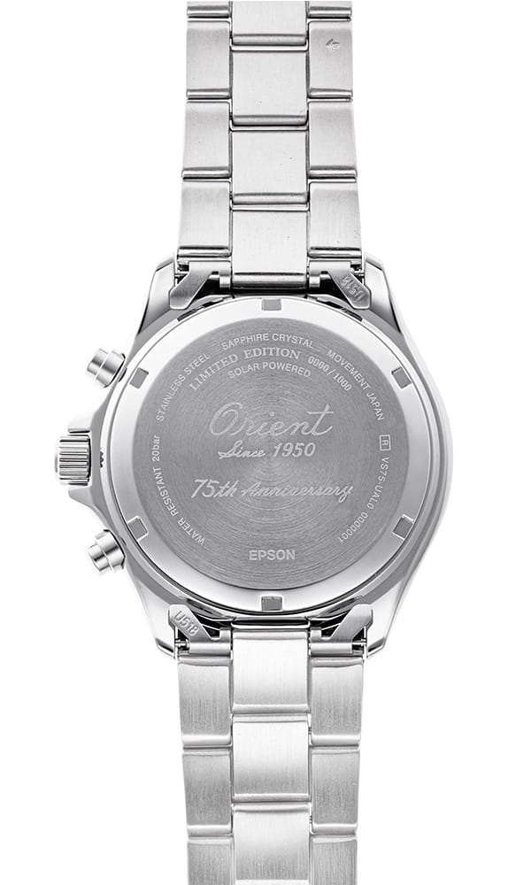 นาฬิกา Orient Sport Quartz Solar สายเหล็ก (RA-TX0210L) Limited