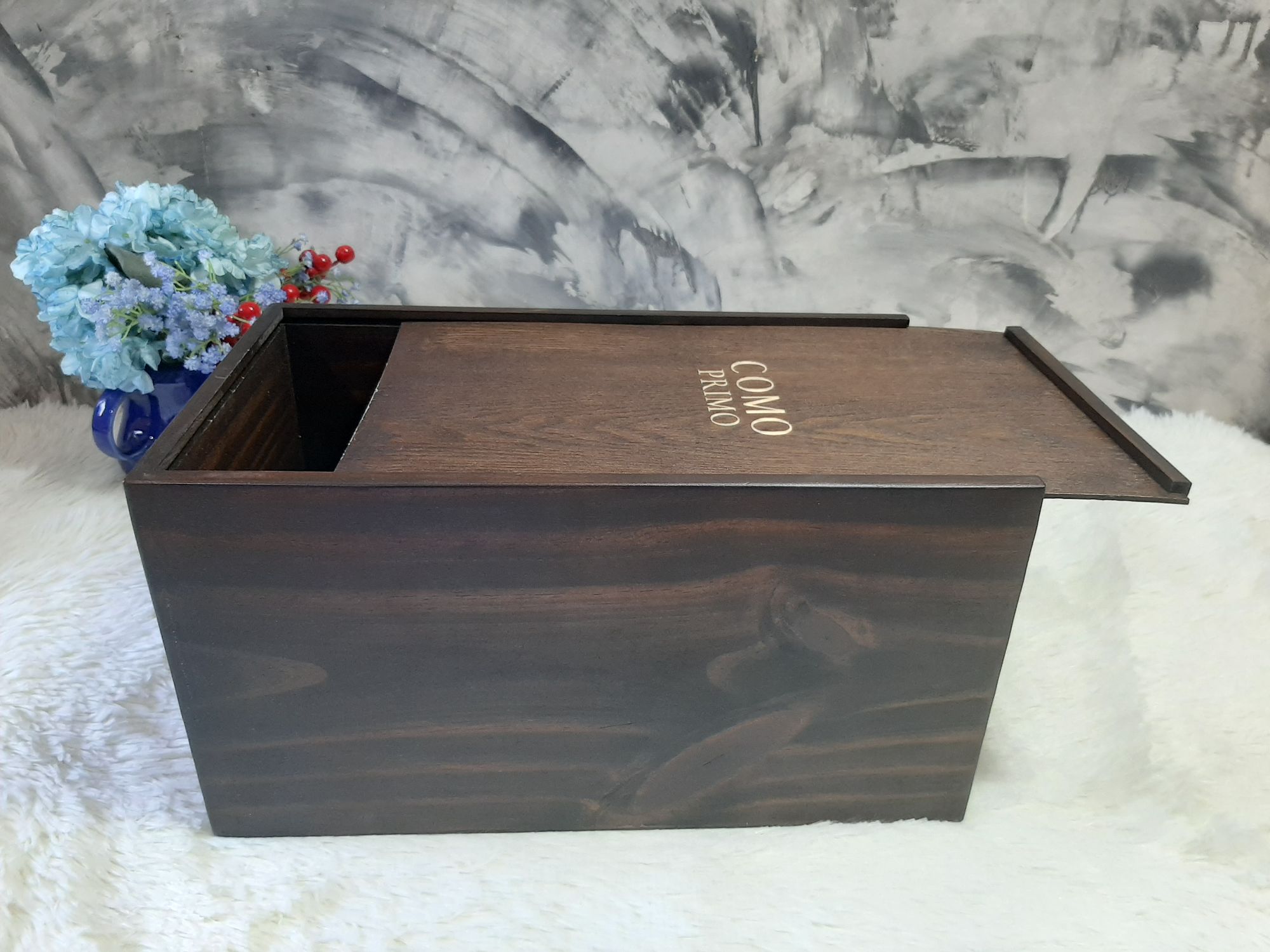 กล่องไม้ฝาสไลด์