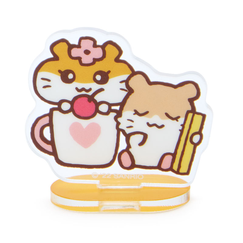 สแตนดี้อะคริลิคตั้งโชว์ Memories of Sanrio Heisei แบบ Corocorokuririn ขนาด 13.5 x 0.4 x 13.5 ซม.