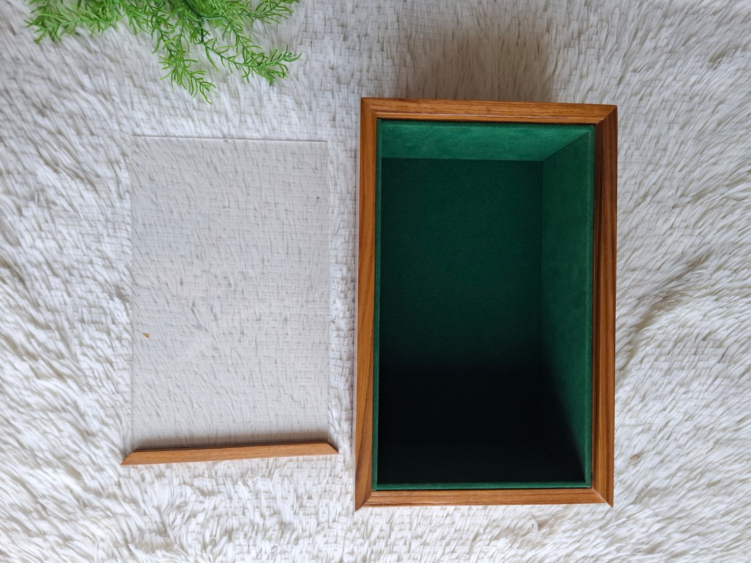 กล่องไม้สักฝาสไลด์