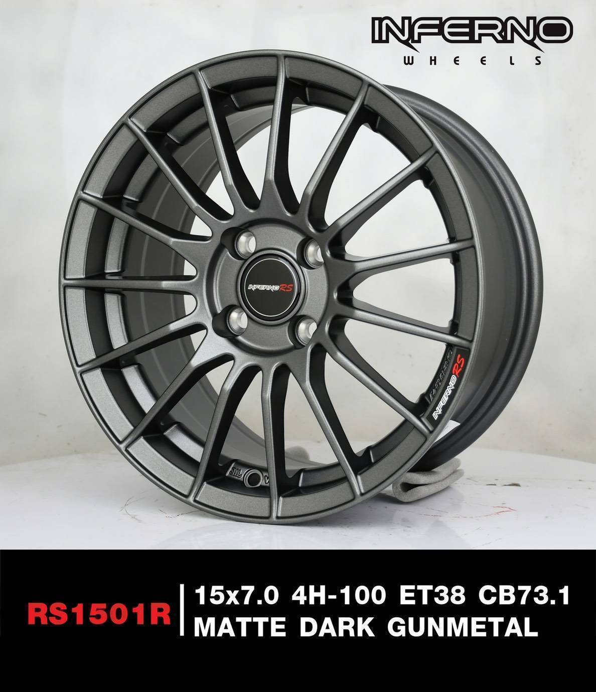 ล้อแม็กซ์ INFERNO RS1501R ขอบ15นิ้ว ราคาพิเศษ