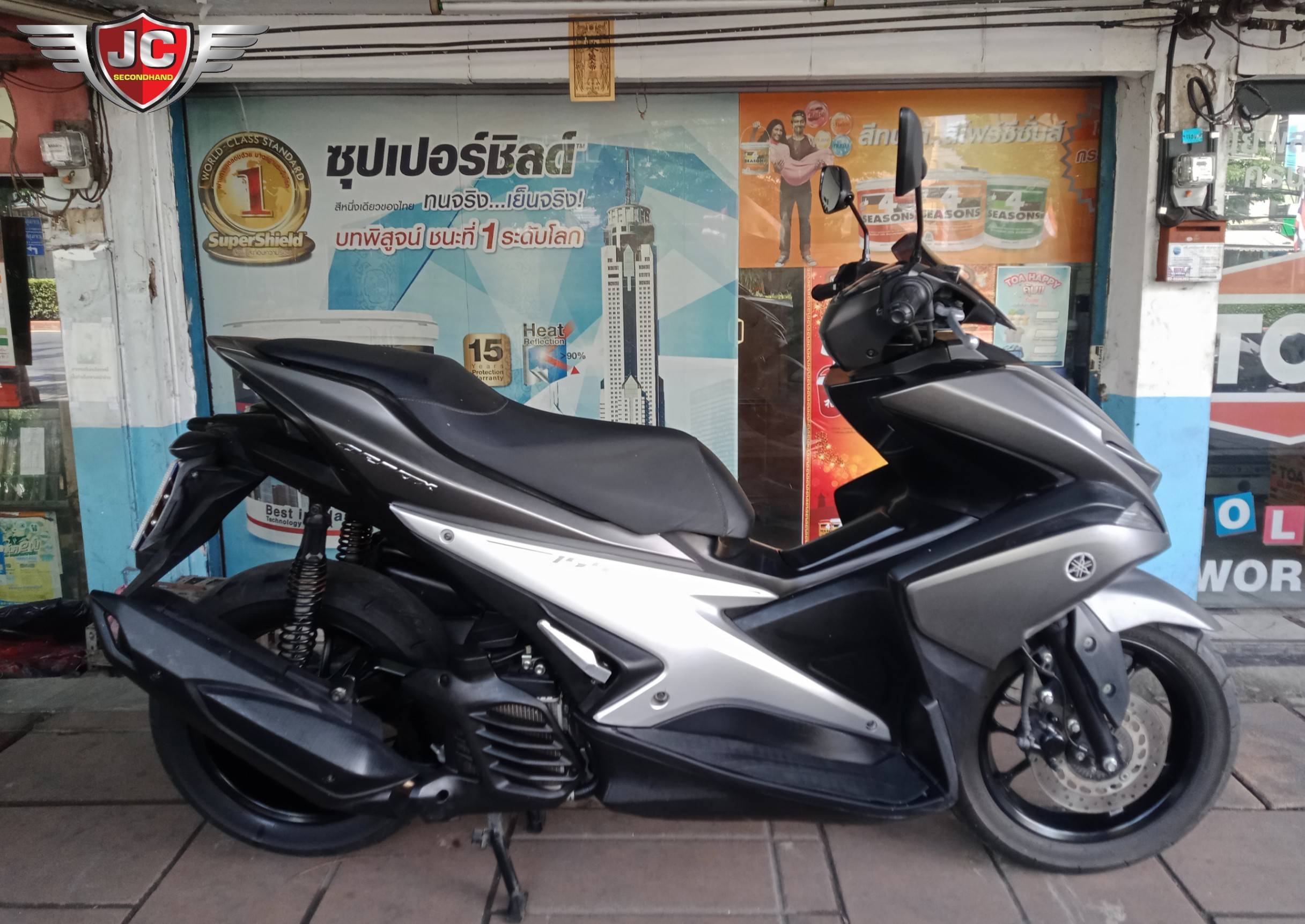 รถAutomatic สายพันธ์ุสปอร์ต YAMAHA AEROX 155 จดปลายปี60 รถบ้าน เครื่องเดิม
