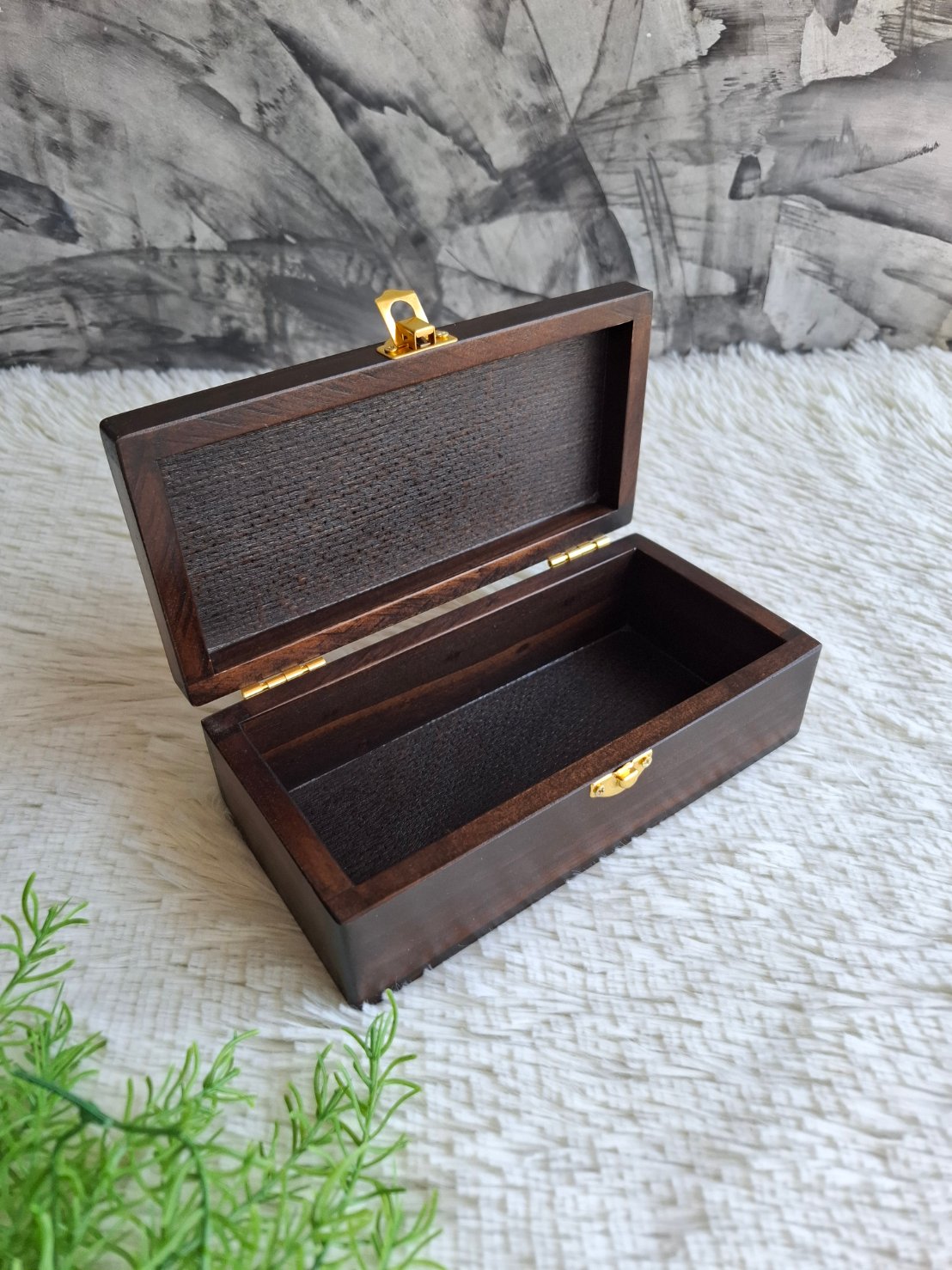 กล่องไม้แบบฝาล็อค