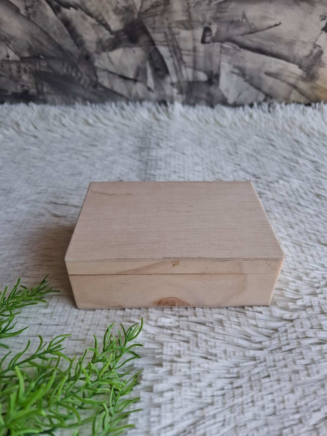 กล่องไม้สนแบบฝาครอบ