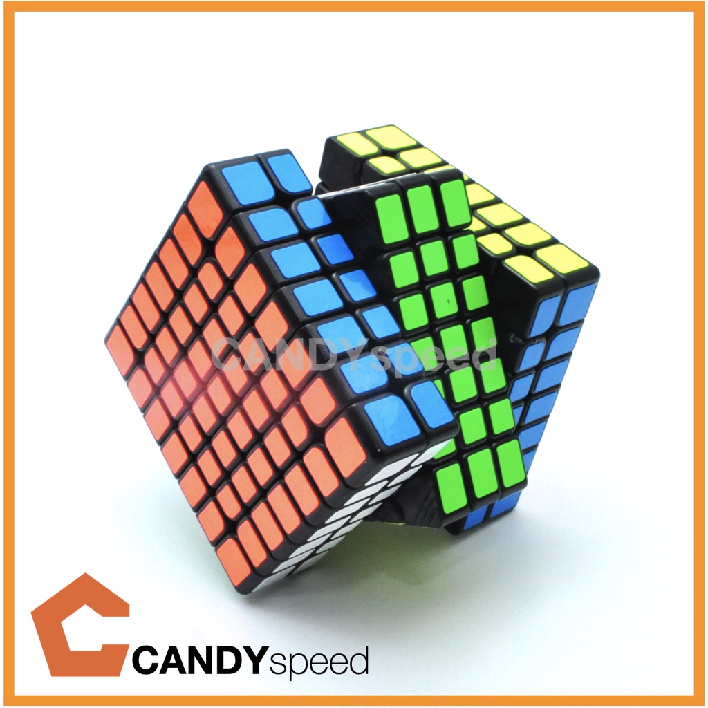 รูบิค 7x7 Rubik YJ YuFu V2 M 7x7 Black มีแม่เหล็ก | By CANDYspeed