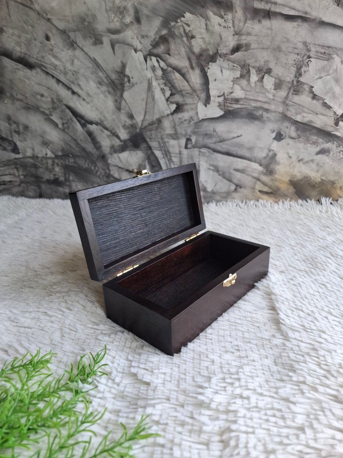 กล่องไม้แบบฝาล็อค