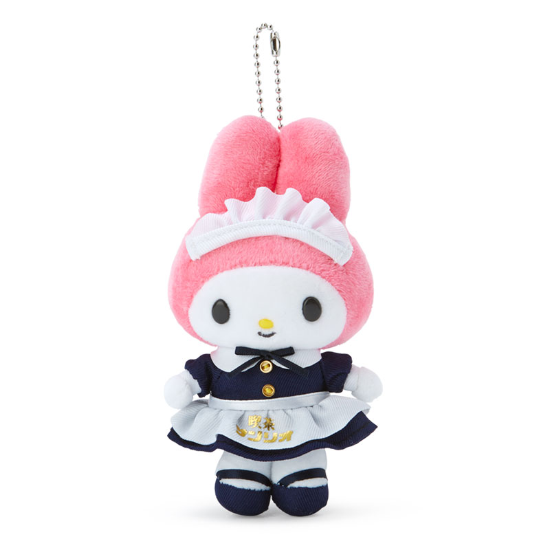พวงกุญแจตุ๊กตา Cafe Sanrio (Limited) แบบ My Melody ใส่ชุดเมดคาเฟ่ ขนาด 7.1 x 5.5 x 12.3 ซม.