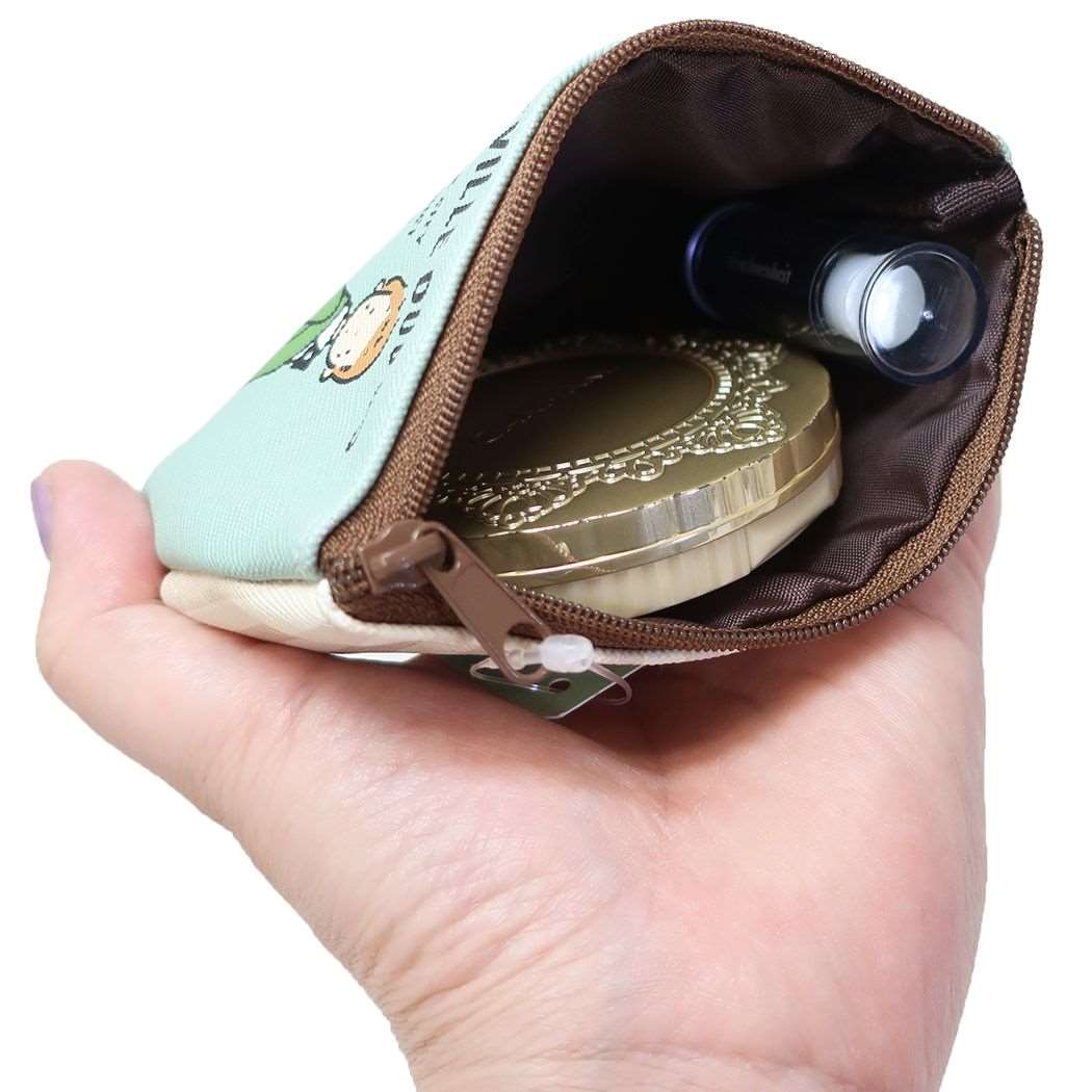 กระเป๋า Sanrio Characters Fancy Retro Collection Pouch & Tissue Case แบบ The Vaudeville Duo ด้านหลังใส่ทิชชู่ได้ มีซิปปิดเปิด ขนาด 13 x 9.5 x 0.7 ซม. ทำจาก PVC