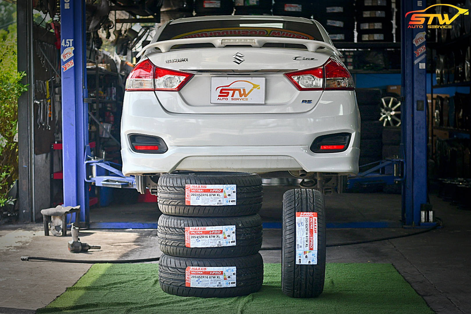 เปลี่ยนยาง SUZUKI Ciaz MAXXIS i PRO 205/45R16 87W