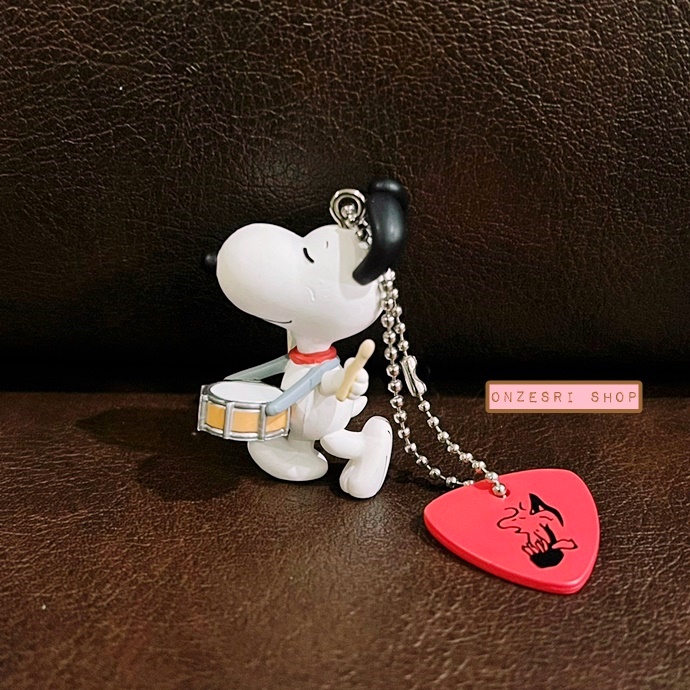 พวงกุญแจ Snoopy Rock 'n Roll Party แบบ The Drummer