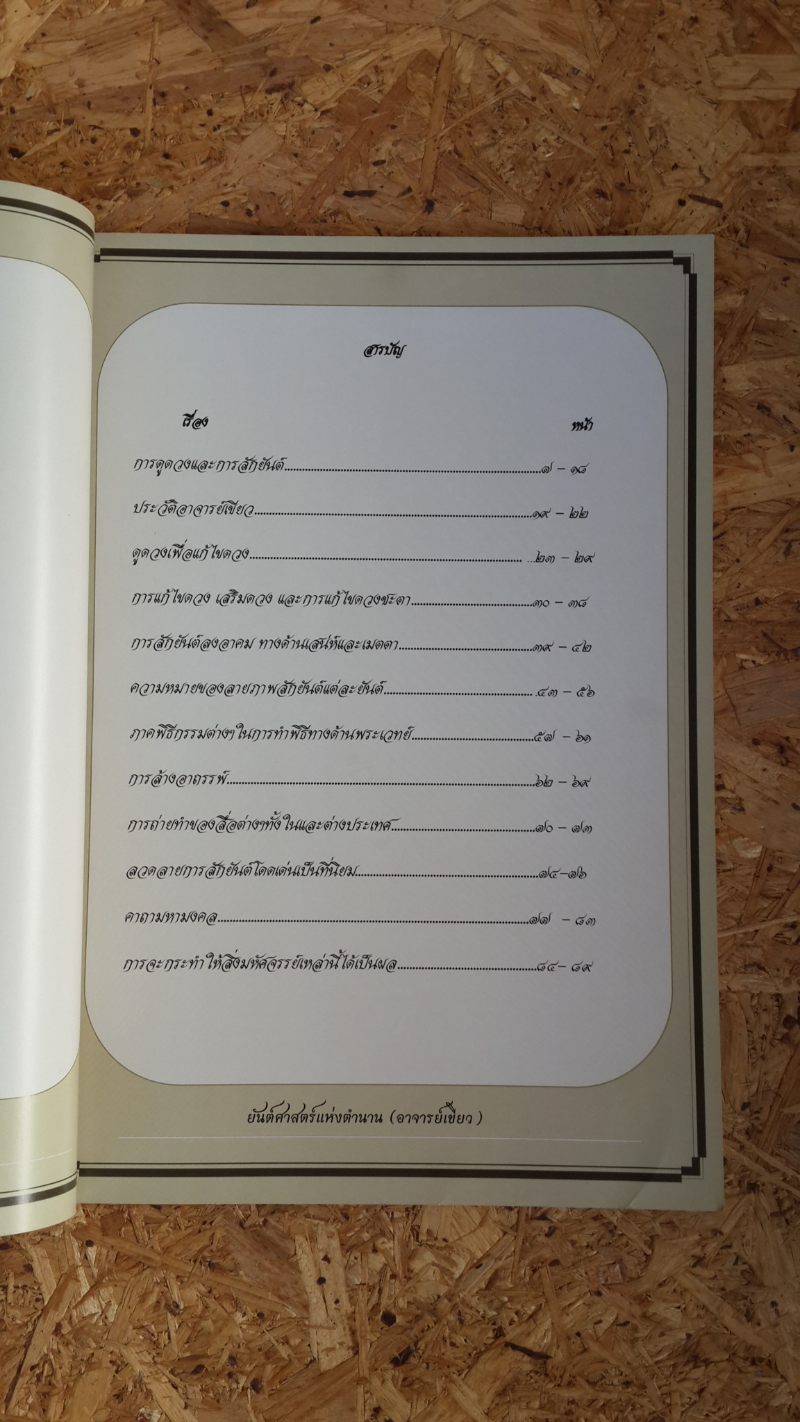 เปิดตำนานสักยันต์ / ผู้เฒ่าเฝ้าตำรา