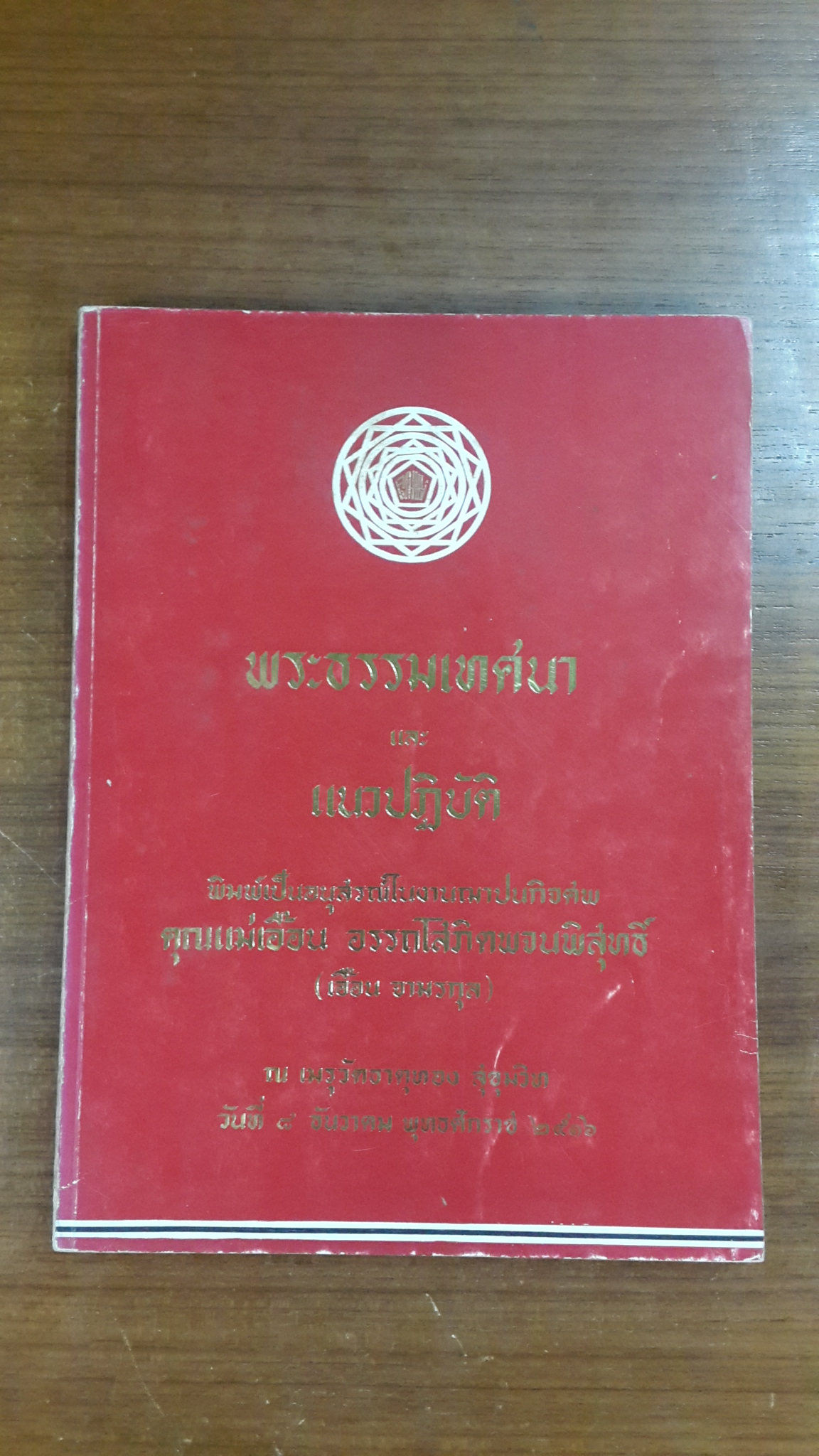 พระธรรมเทศนา และ แนวปฏิบัติ :อนุสรณ์ในงานฌาปนกิจศพ คุณแม่เอื้อน อรรถโสภิตพจนพิสุทธิ์ (มีตราห้องสมุด)