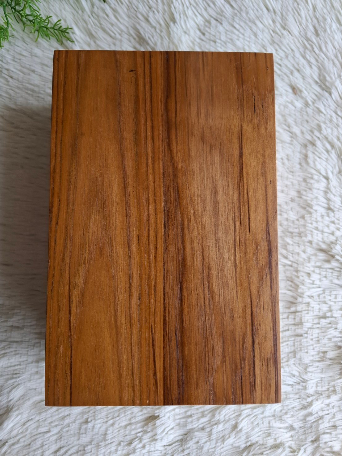 กล่องไม้สักฝาสไลด์