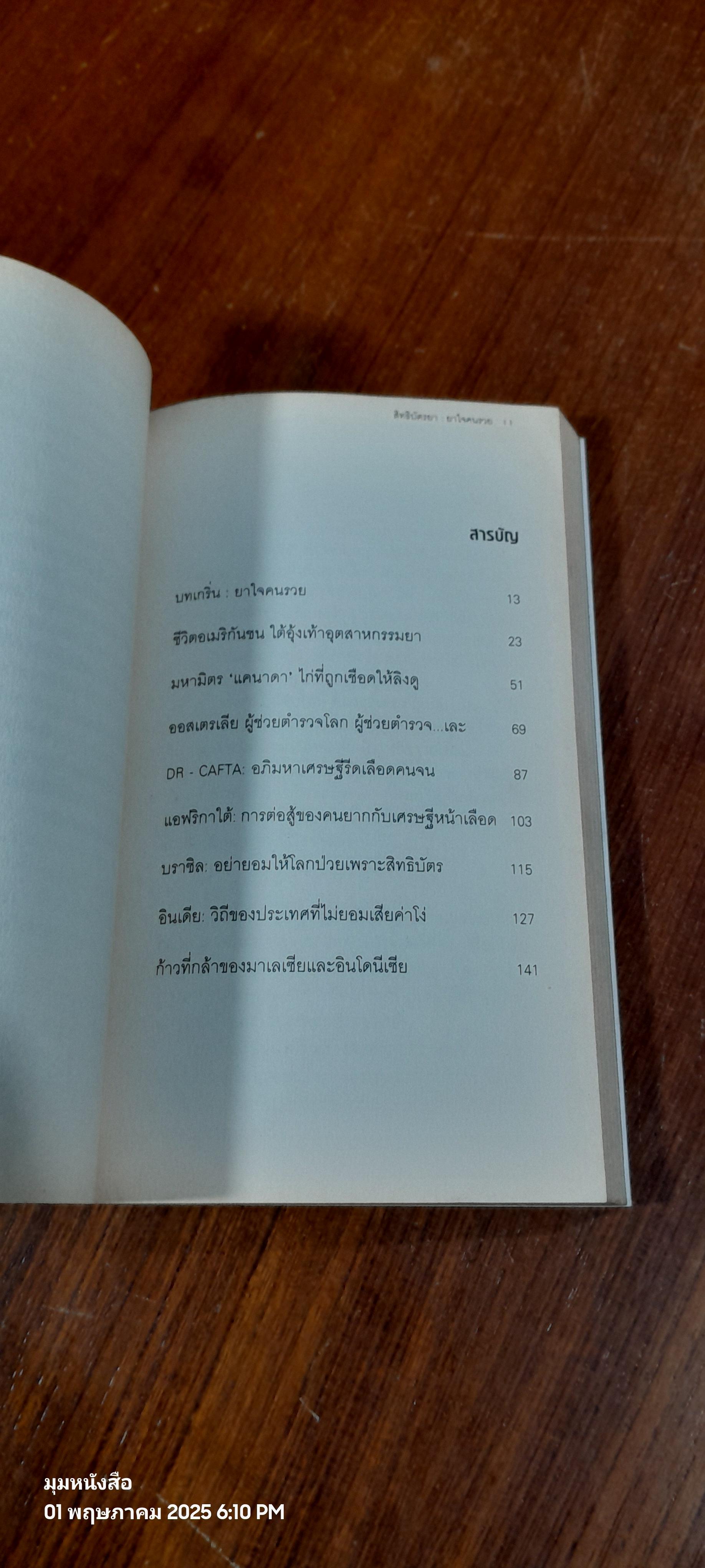 สิทธิบัตรยา : ยาใจคนรวย / กรรณิการ์ กิจติเวชกุล