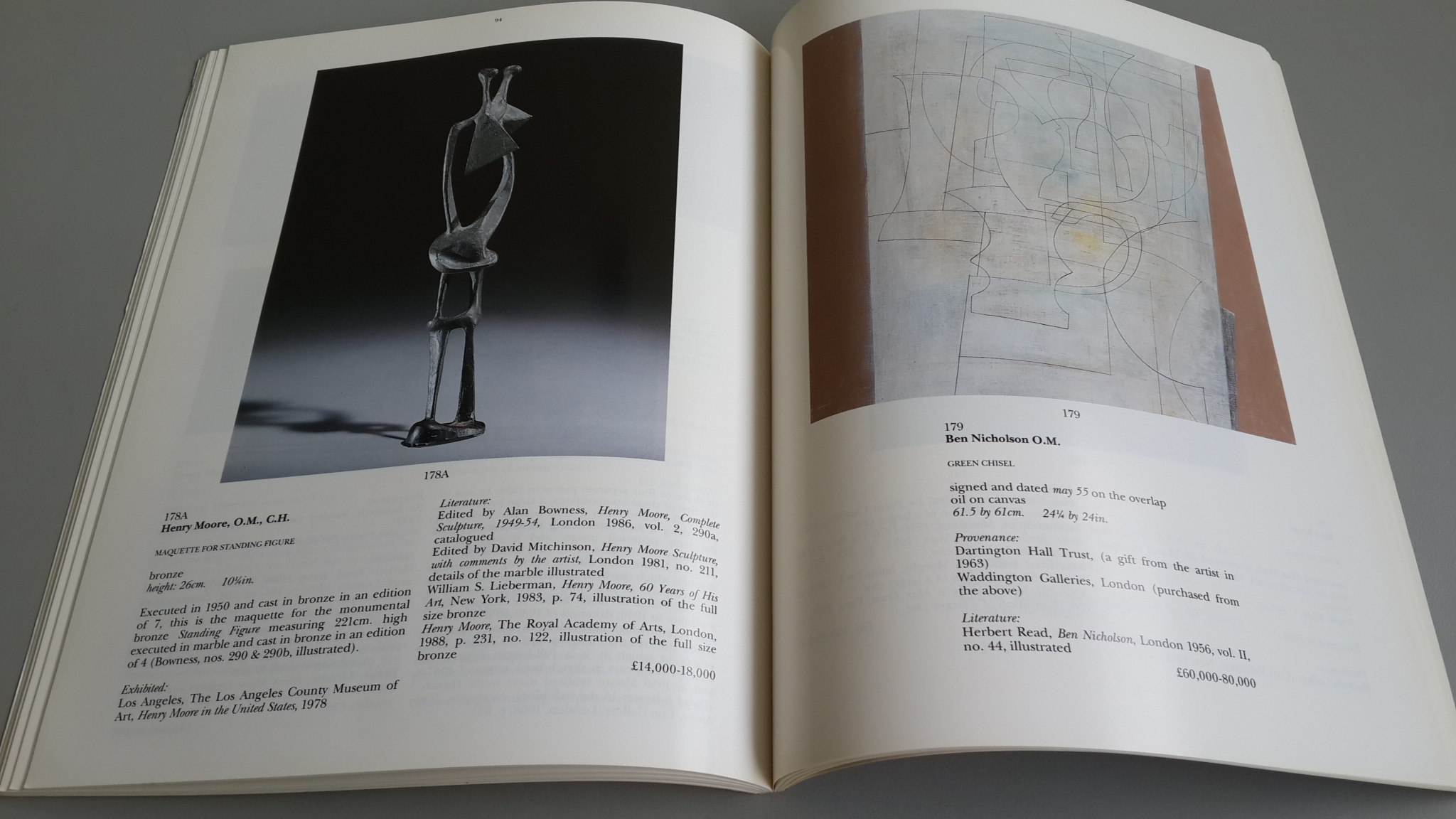 SOTHEBY'S London : Impressionist and Modern Paintings,Drawings and Sculpture,Part II 2nd December 1992