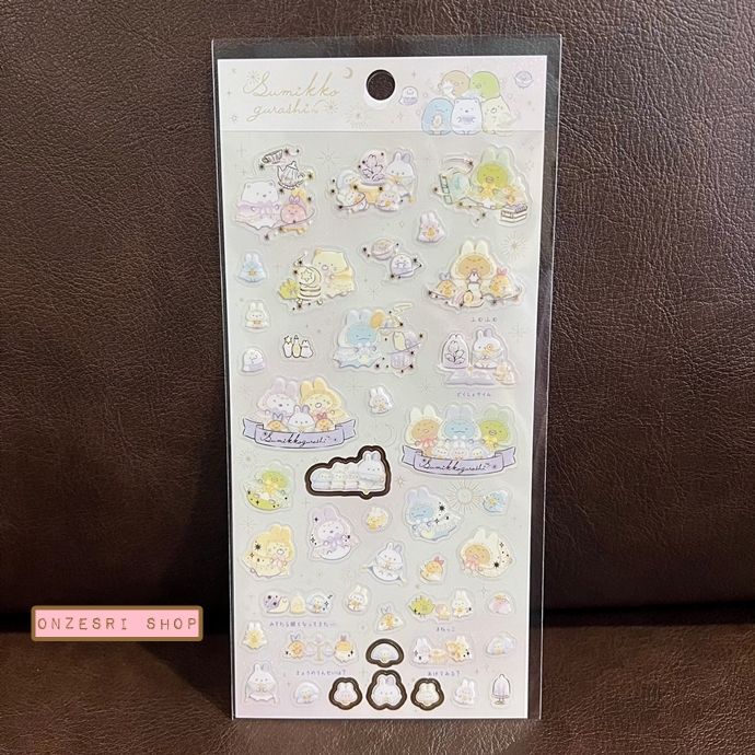 สติกเกอร์ Sumikko Gurashi Sumikko Gurashi Rabbit's Mysterious Charm ขนาด 20 x 9.5 ซม. มี 2 แบบให้เลือก