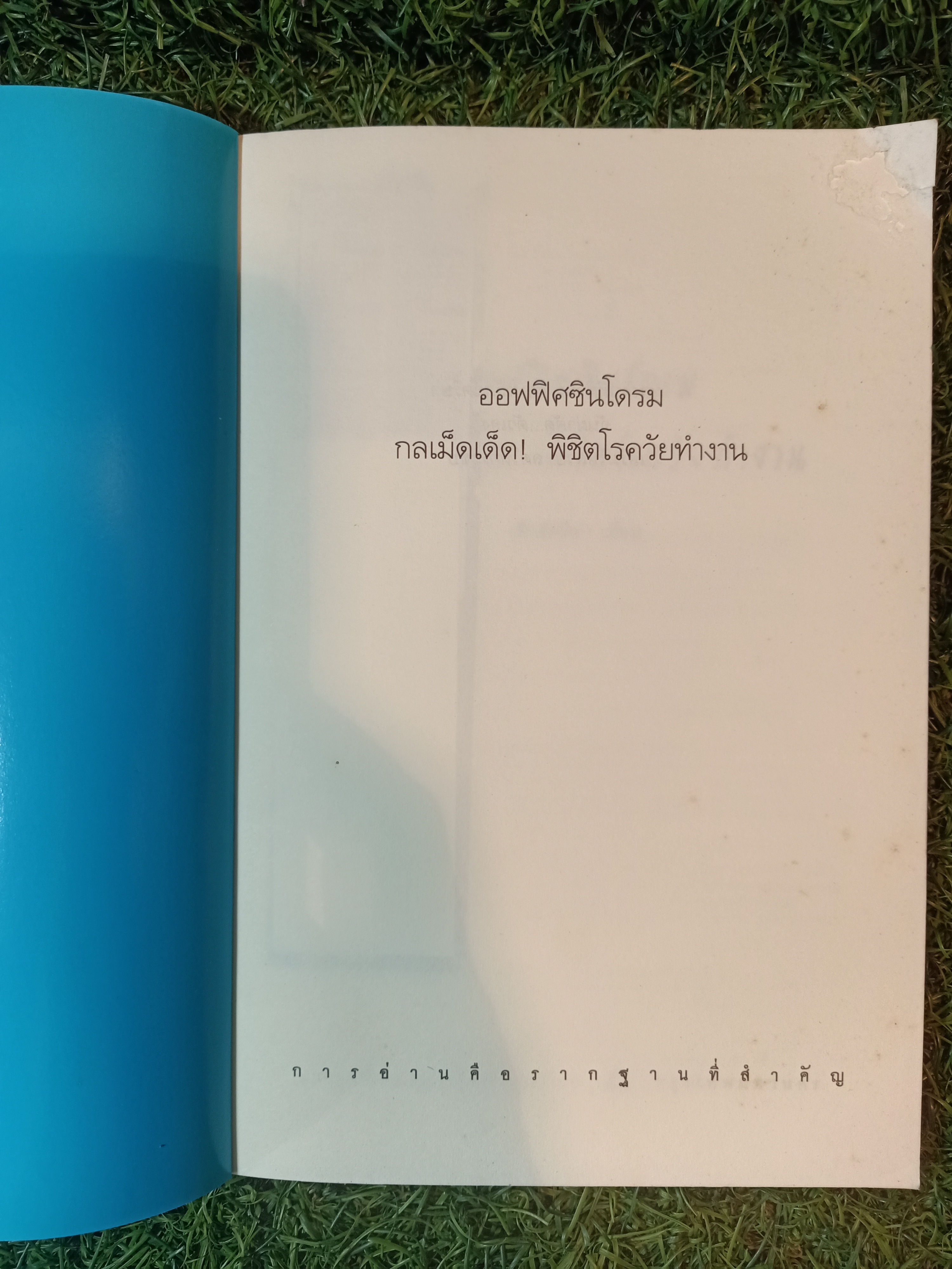 ออฟฟิศซินโดรม กลเม็ดเด็ด! พิชิตโรควัยทำงาน / เล็กฉัตริษา