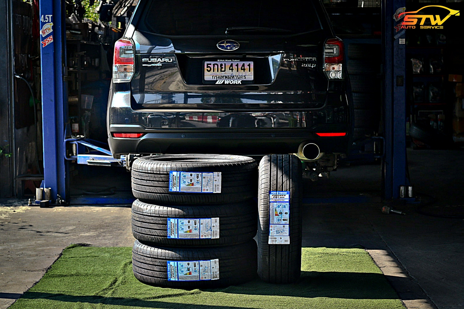 ยาง TOYO PROXES CR1 225/55R18 98V ติดตั้งใส่ SUBARU FORESTER