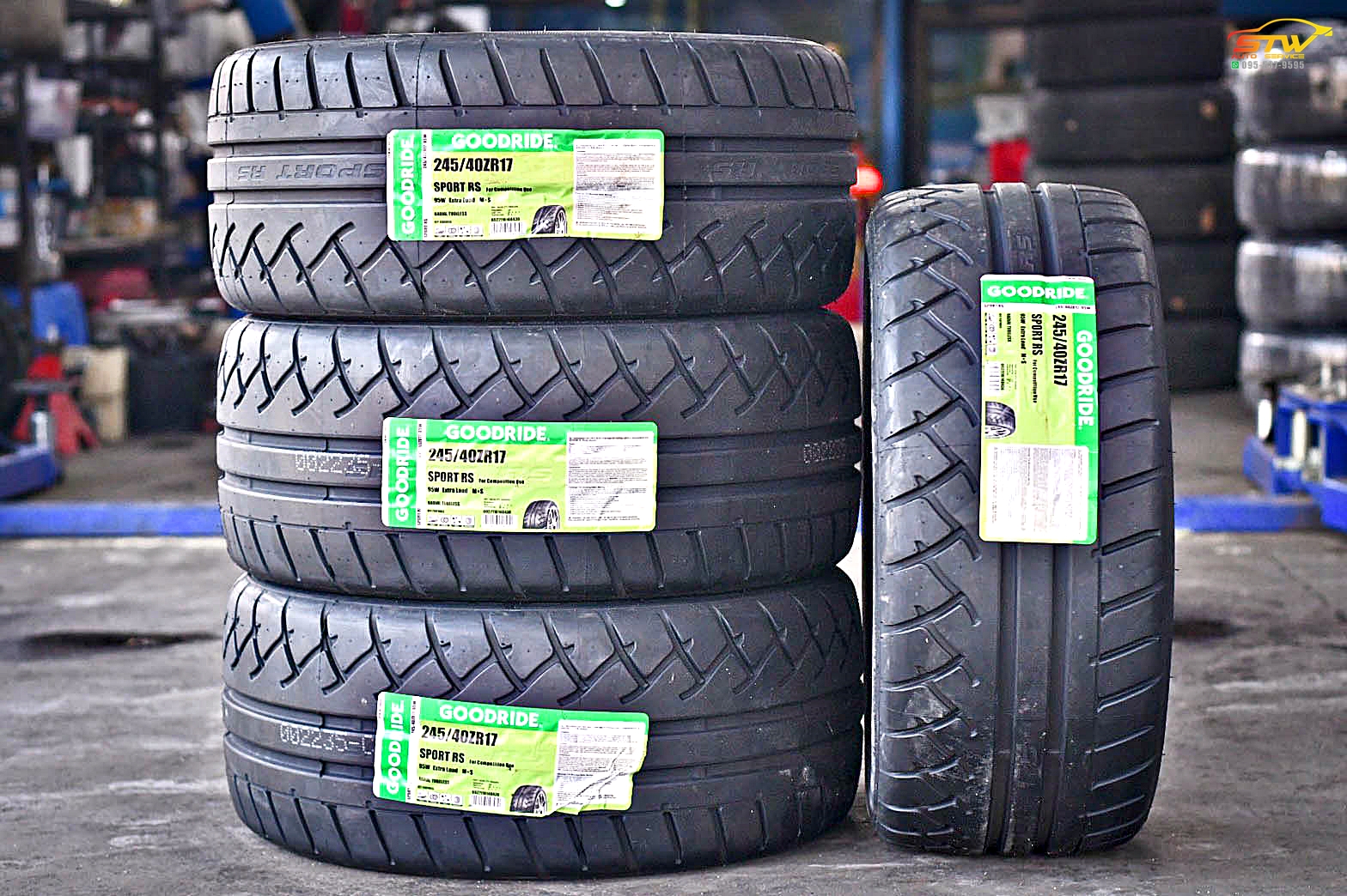 ยางใหม่ GOODRIDE SPORT RS 245/40R17 95W
