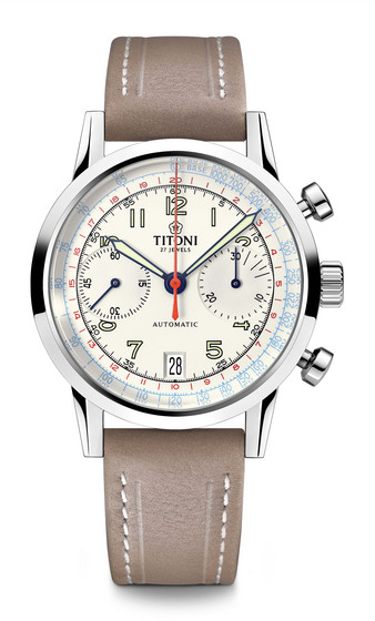 TITONI Heritage Chronograph รุ่น 94019 S-ST-682 (ประกันศูนย์ไทย)