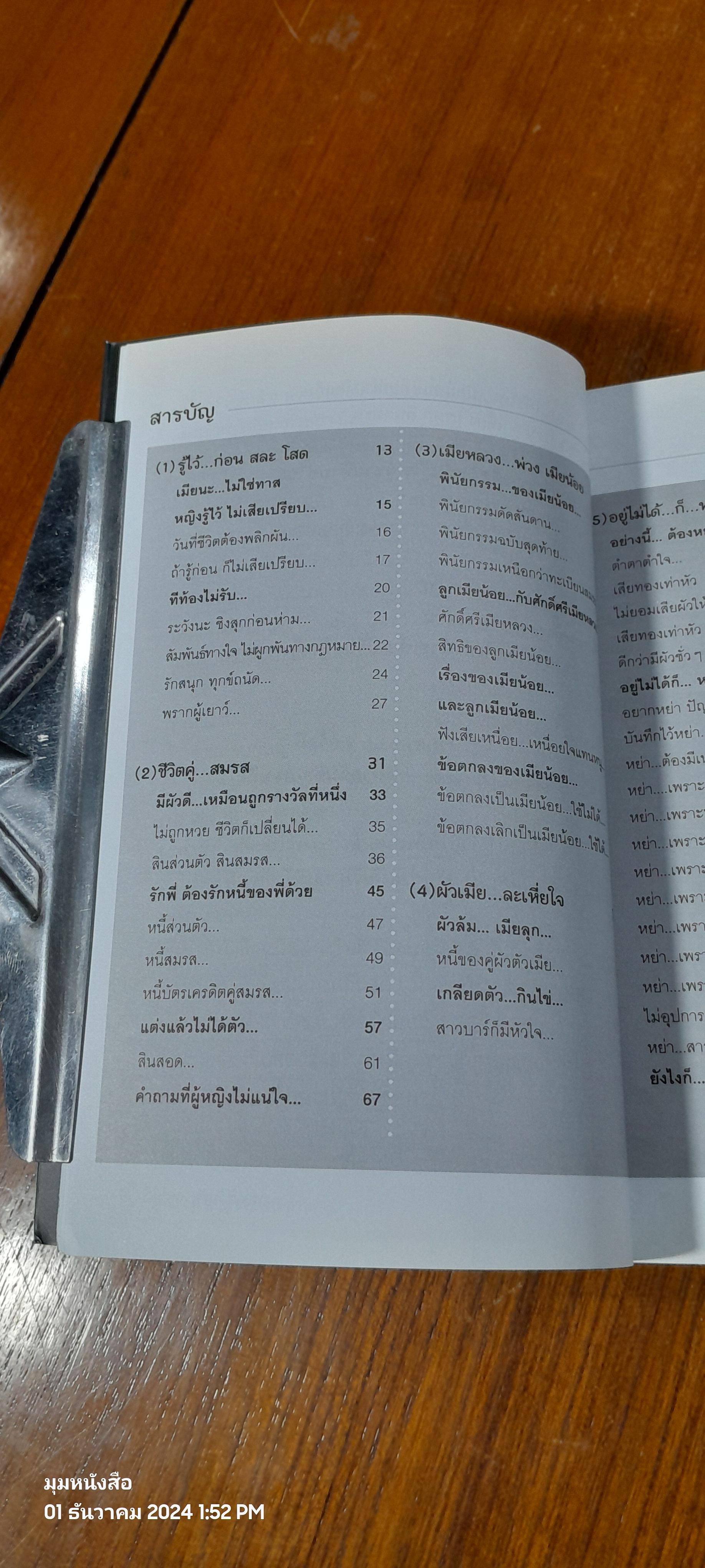 ผู้หญิงรู้ไว้ ผู้ชายห้ามอ่าน / ทนายวันชัย สอนศิริ