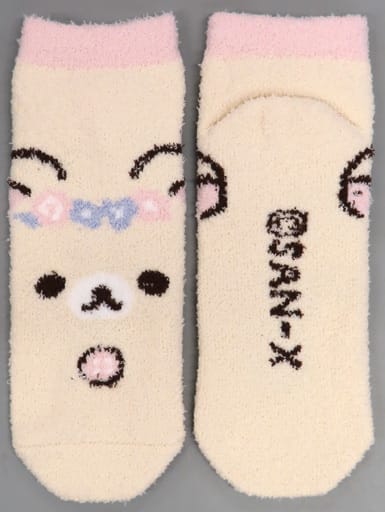 ถุงเท้า Rilakkuma Korikogu's Flower Tea Time (Limited) แบบ Korilakkuma ขนาด 22-24 ซม. ไม่มีขายทั่วไป เป็นแบบต้องลุ้นกับทางหน้าร้าน San-X ที่ญี่ปุ่นเท่านั้น