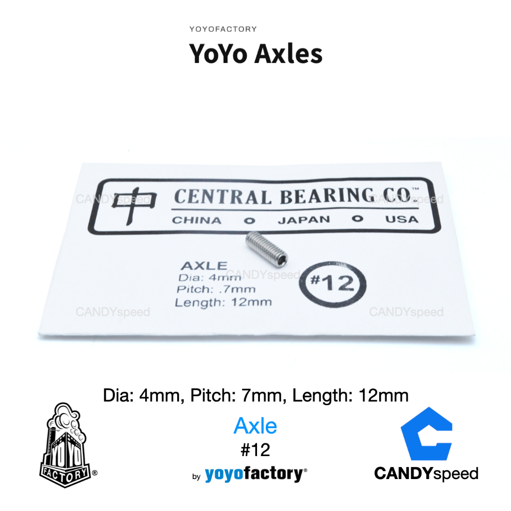 yoyo โยโย่ yoyofactory Yoyo Axles แกนโยโย่ Axle เพลาโยโย่ | by CANDYspeed
