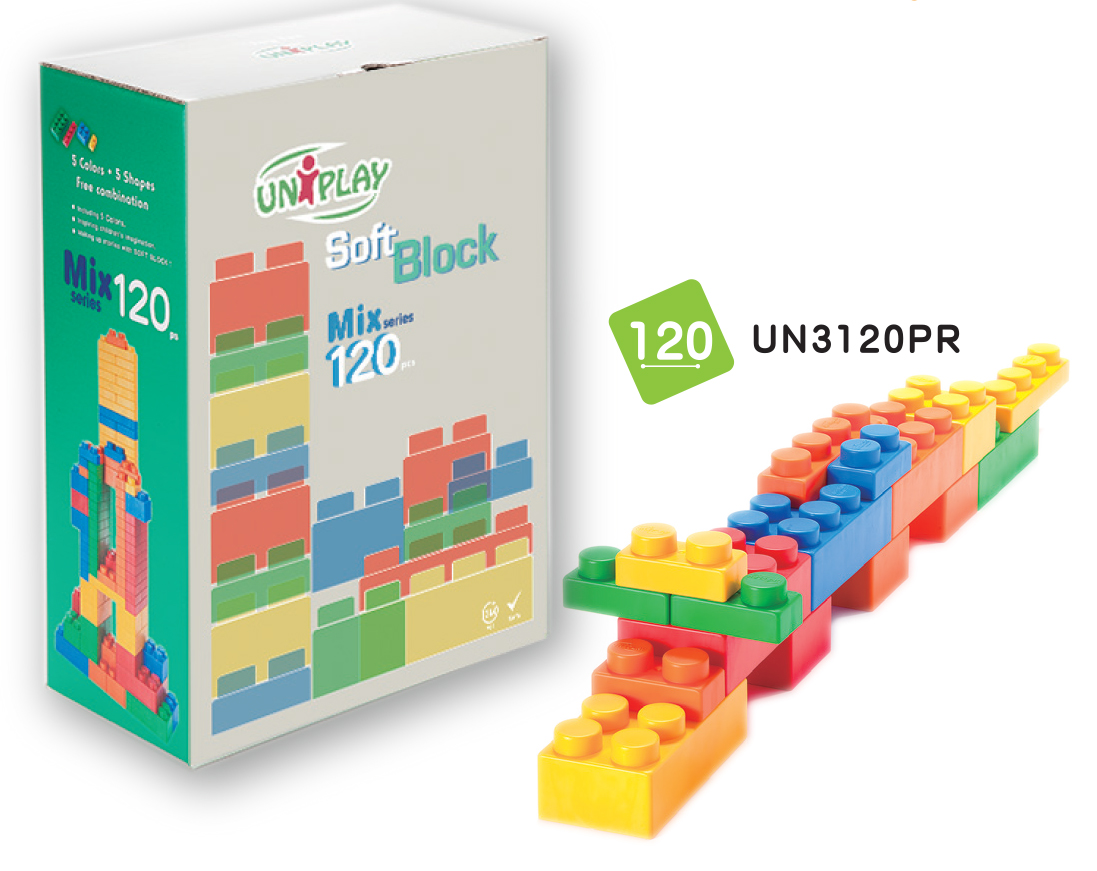 UNiPLAY รุ่น Mix Series จำนวน 120 ชิ้น (UN3120PR)